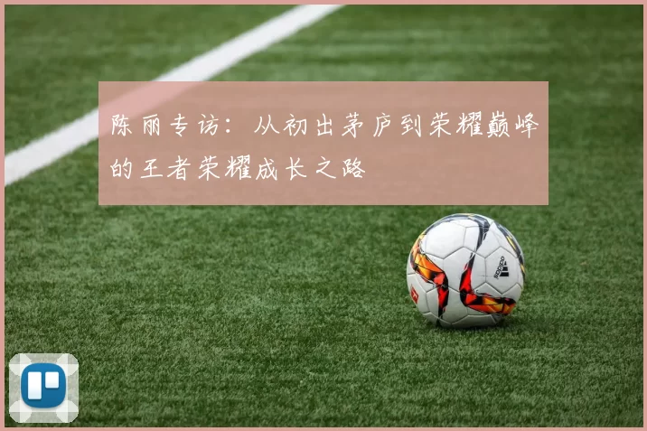 陈丽专访：从初出茅庐到荣耀巅峰的王者荣耀成长之路
