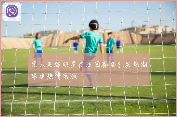 黑人足球明星在法国赛场引发热潮球迷热情高涨