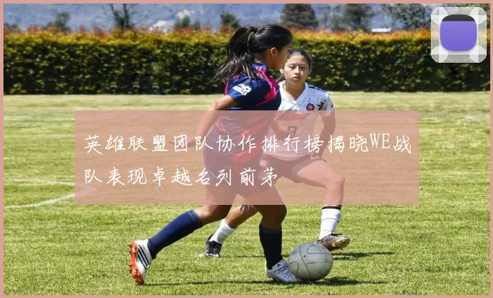 英雄联盟团队协作排行榜揭晓WE战队表现卓越名列前茅